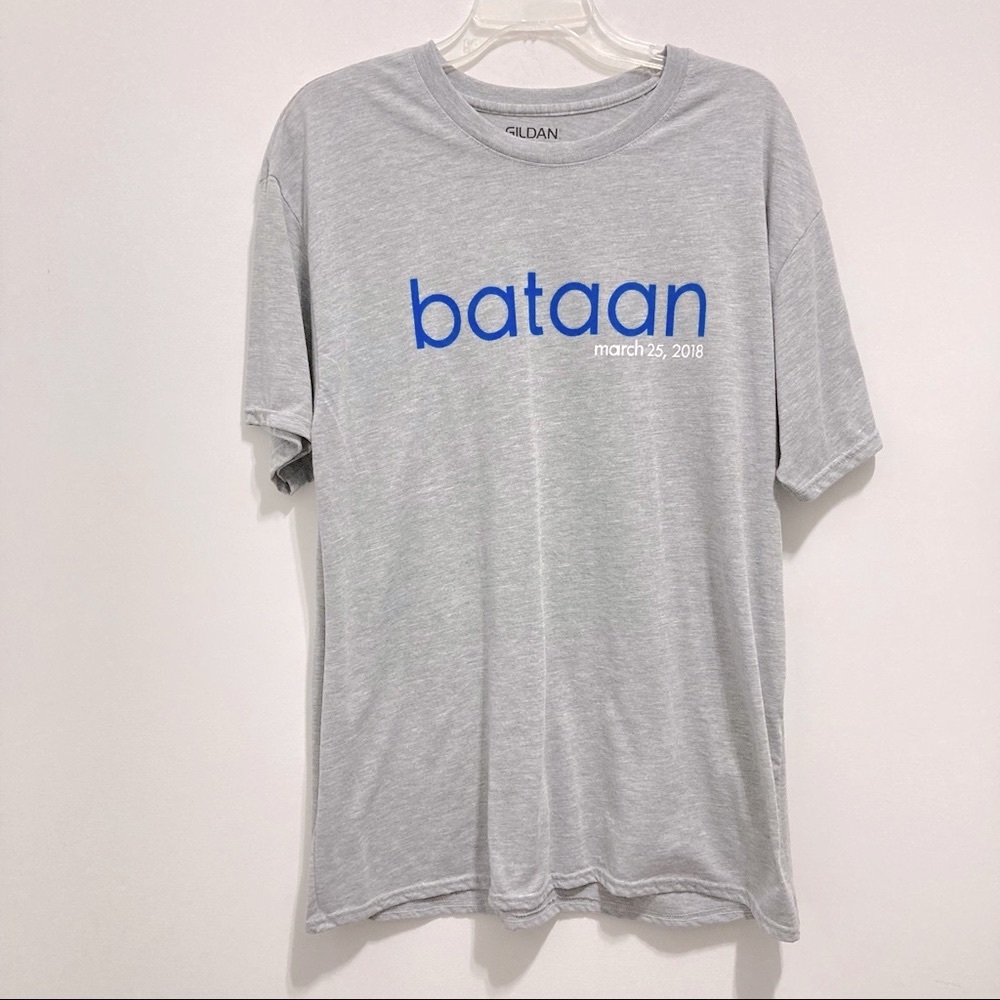 Men’s Performance Military Army Bataan Cotton Gray Tee Shirt